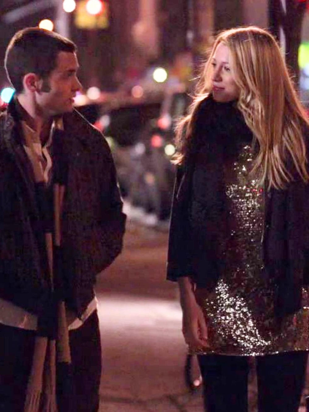 Tory Burch ASO Serena Van Der Woodsen Gossip Girl Sequin Dress NWT Alt Silver - Picture 3 of 10